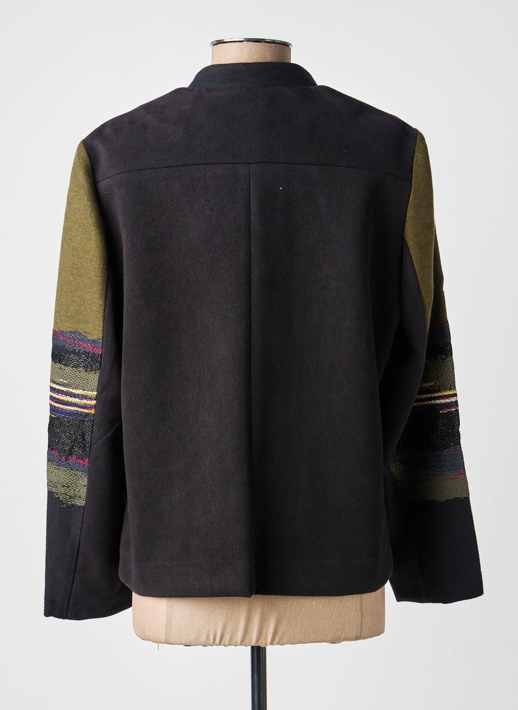 Veste casual col rond vert MERI & ESCA femme