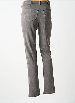 Pantalon slim stretch taille normale gris GUY DUBOUIS femme