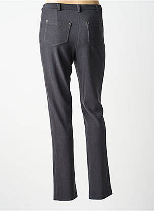 Pantalon slim stretch taille normale bleu GUY DUBOUIS femme
