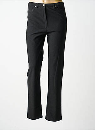 Pantalon slim stretch taille normale noir GUY DUBOUIS femme