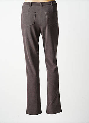 Pantalon slim stretch taille normale gris GUY DUBOUIS femme