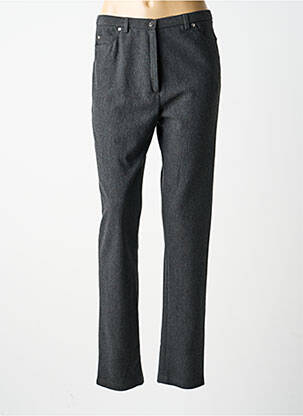 Pantalon slim stretch taille normale gris GUY DUBOUIS femme