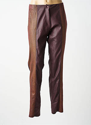 Pantalon slim taille normale taille normale violet FRANCE RIVOIRE femme