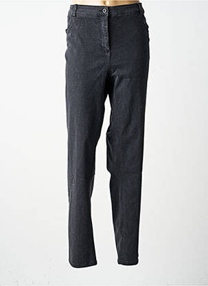 Jeans coupe slim stretch taille normale noir BRANDTEX femme