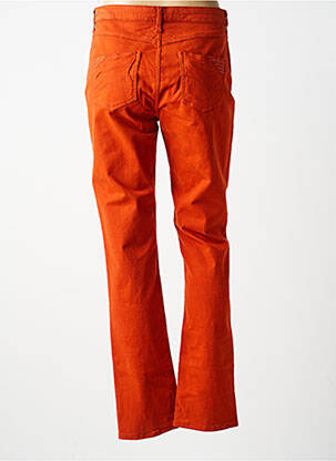 Pantalon slim taille normale taille normale orange GUY DUBOUIS femme