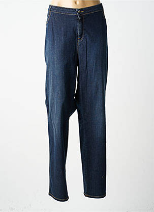 Jeans coupe droite stretch taille normale bleu MERI & ESCA femme