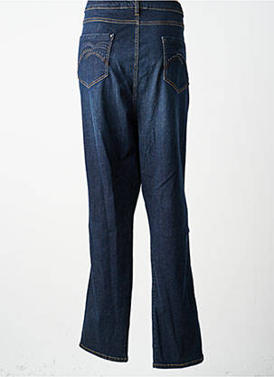 Jeans coupe droite stretch taille normale bleu MERI & ESCA femme
