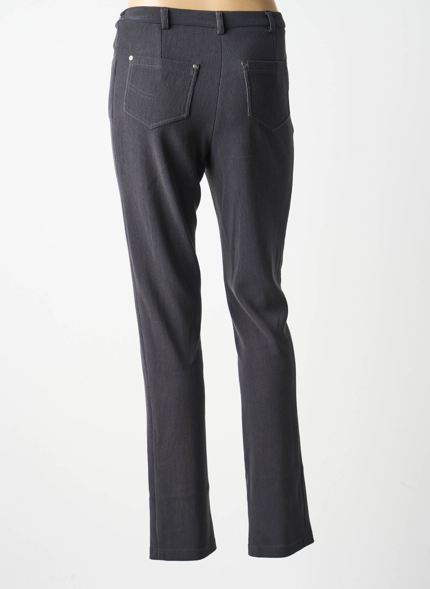 Pantalon slim stretch taille normale bleu GUY DUBOUIS femme
