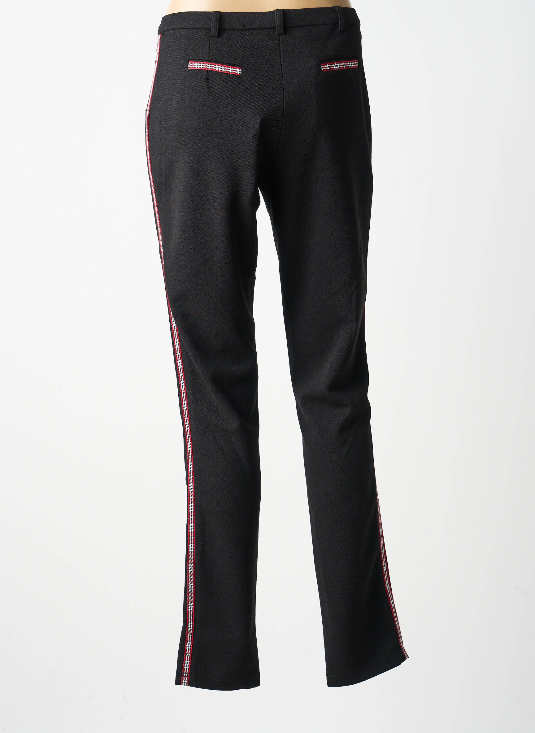 Pantalon slim stretch taille normale noir GUY DUBOUIS femme