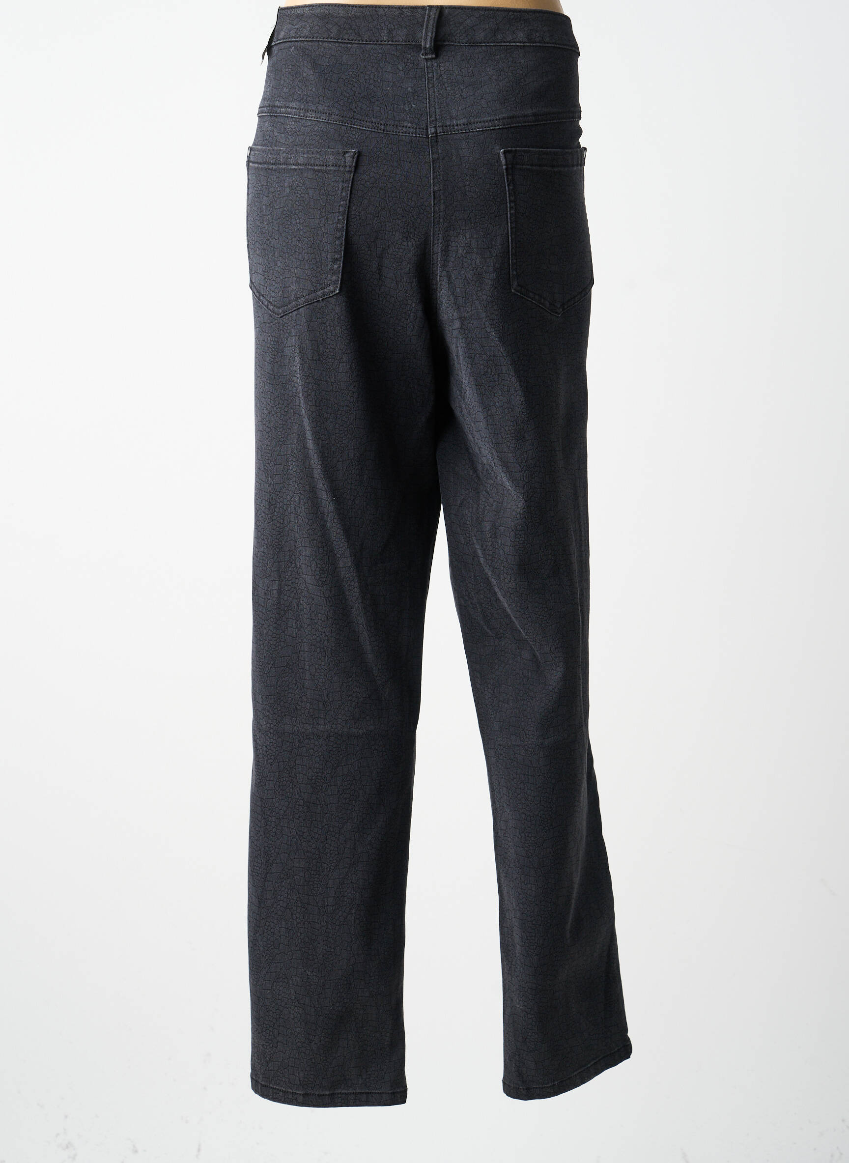 Jeans coupe slim stretch taille normale noir BRANDTEX femme