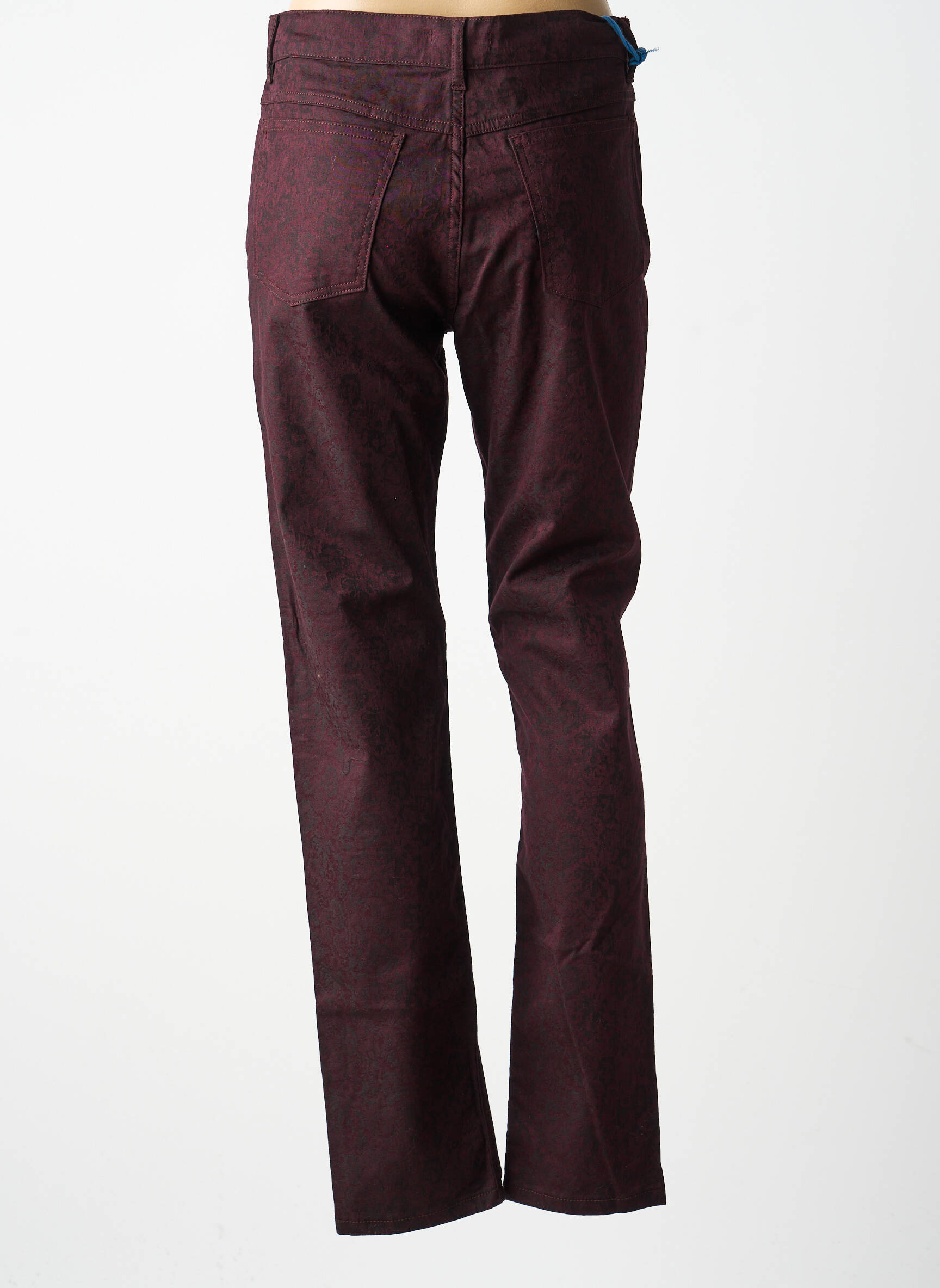 Pantalon slim taille normale taille normale violet QUATTRO femme