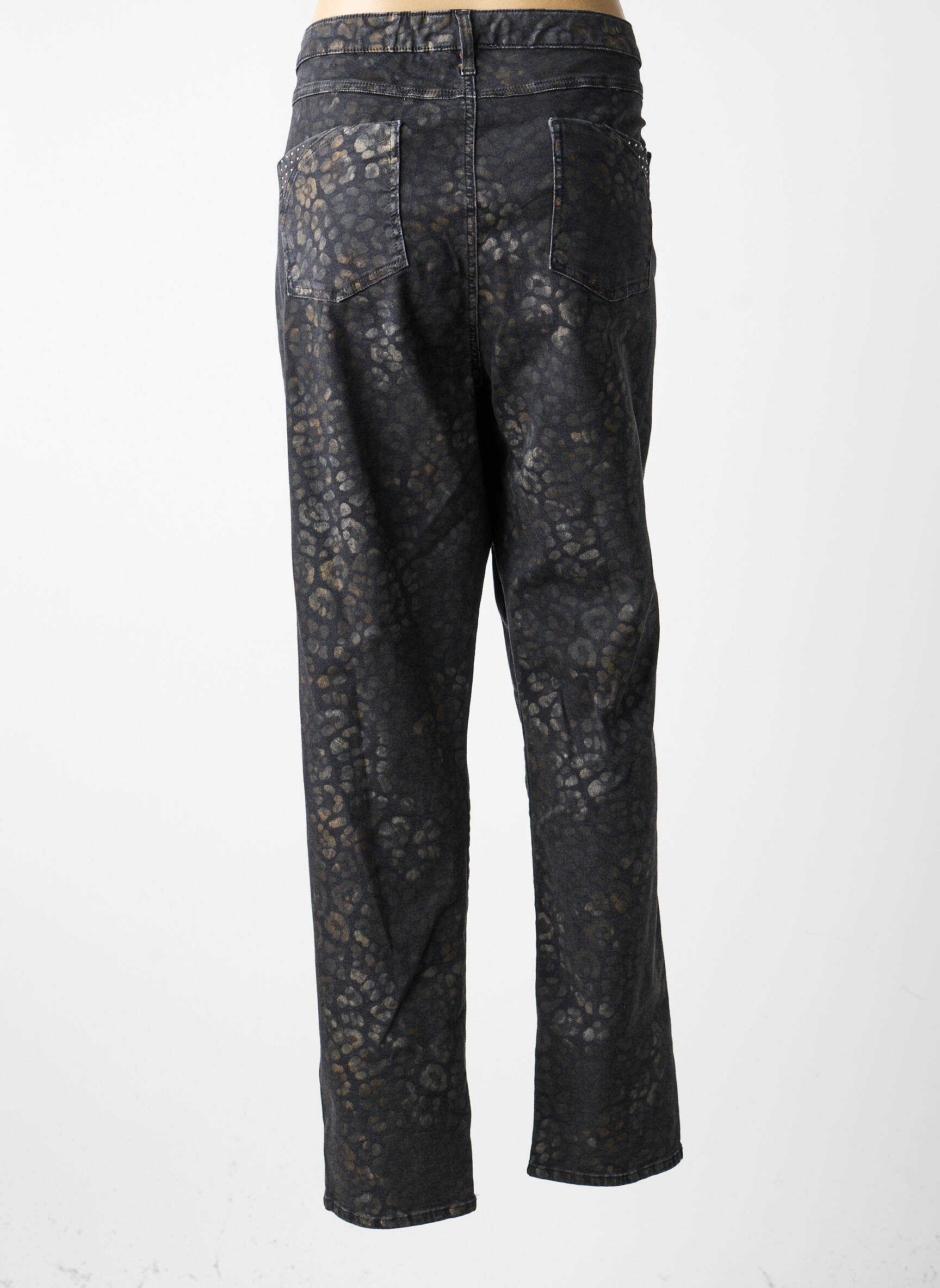 Pantalon slim taille normale taille normale vert MERI & ESCA femme