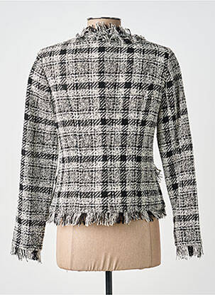 Veste casual col rond noir MERI & ESCA femme