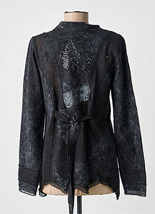 Veste casual col tailleur noir MERI & ESCA femme