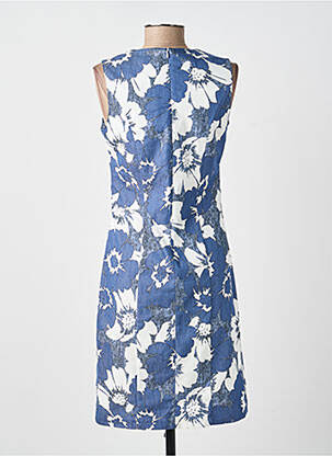 Robe mi-longue sans manche sans manche bleu FRANCE RIVOIRE femme