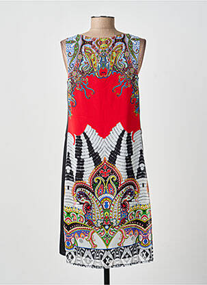 Robe mi-longue sans manche sans manche noir MERI & ESCA femme