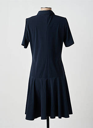 Robe mi-longue manches courtes manches courtes bleu MERI & ESCA femme