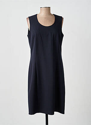 Robe mi-longue sans manche sans manche bleu GUY DUBOUIS femme
