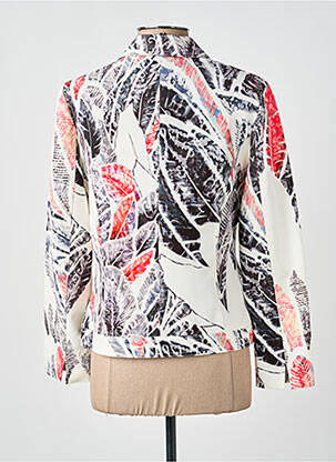 Veste casual coupe cintrée blanc GUY DUBOUIS femme