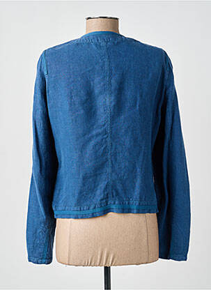 Veste casual col rond bleu MERI & ESCA femme