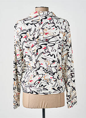 Veste casual poignets boutonnés avec fente blanc GUY DUBOUIS femme