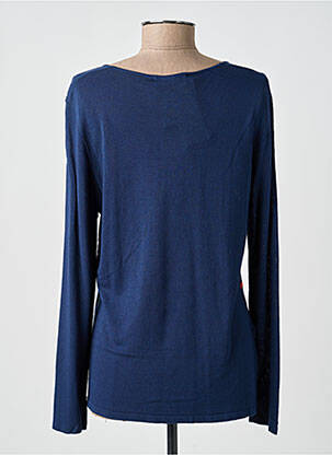 Pull coupe droite manches longues bleu ARDIUM femme