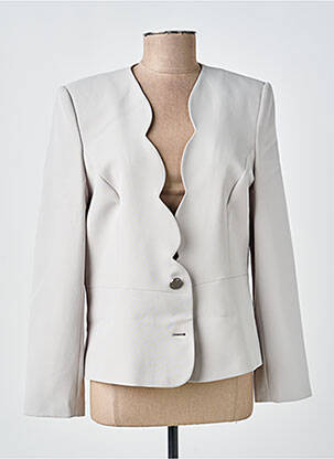 Veste chic fermeture boutonnée sur le devant gris GUY DUBOUIS femme
