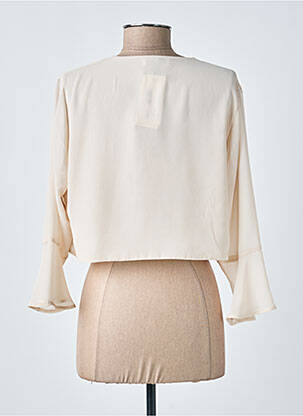 Boléro col rond beige MERI & ESCA femme