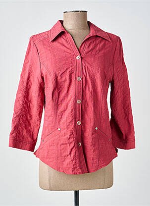Veste casual coupe cintrée rose GUY DUBOUIS femme