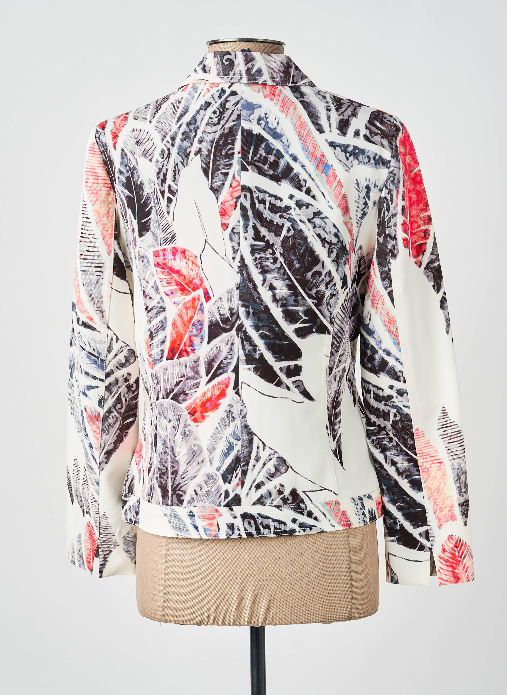 Veste casual coupe cintrée blanc GUY DUBOUIS femme
