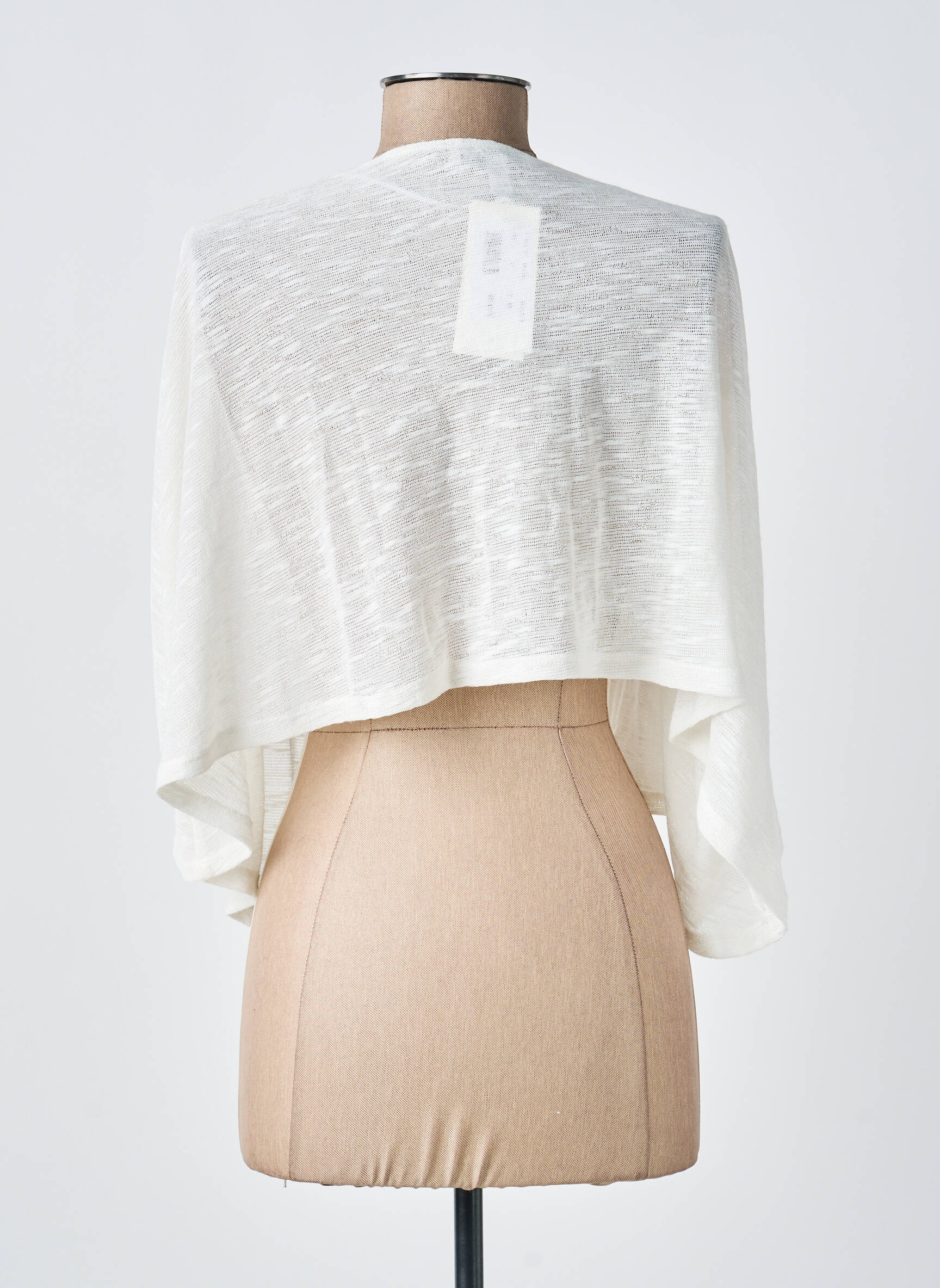 Boléro légère et transparente blanc MERI & ESCA femme