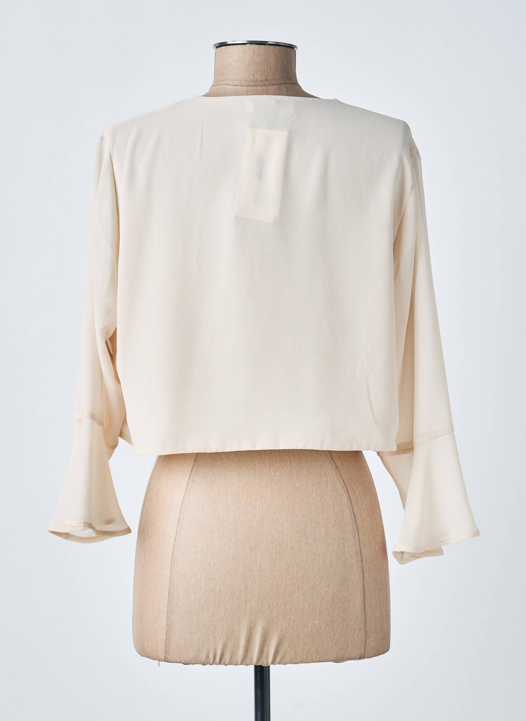 Boléro col rond beige MERI & ESCA femme