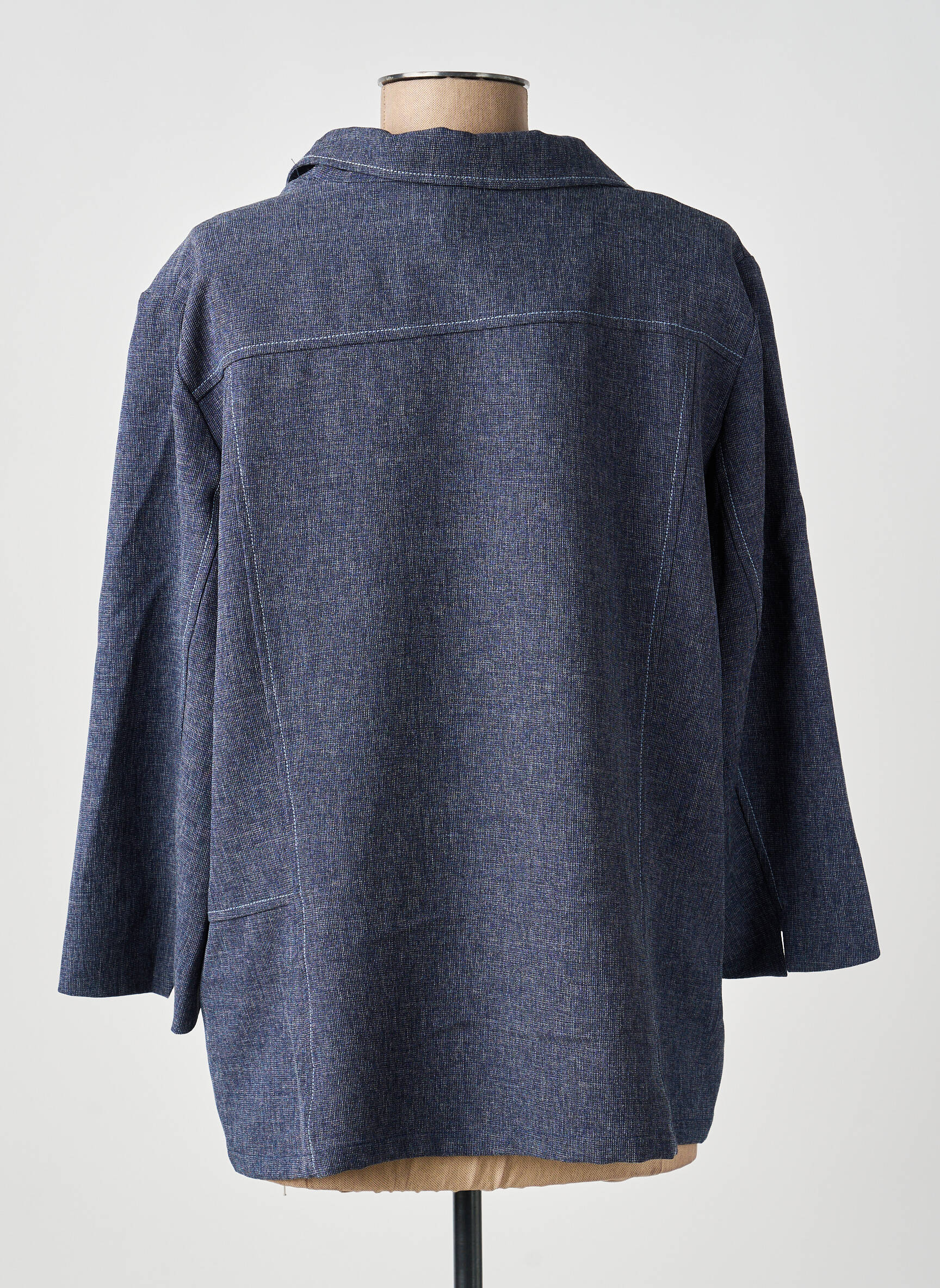 Blazer poches bleu GUY DUBOUIS femme