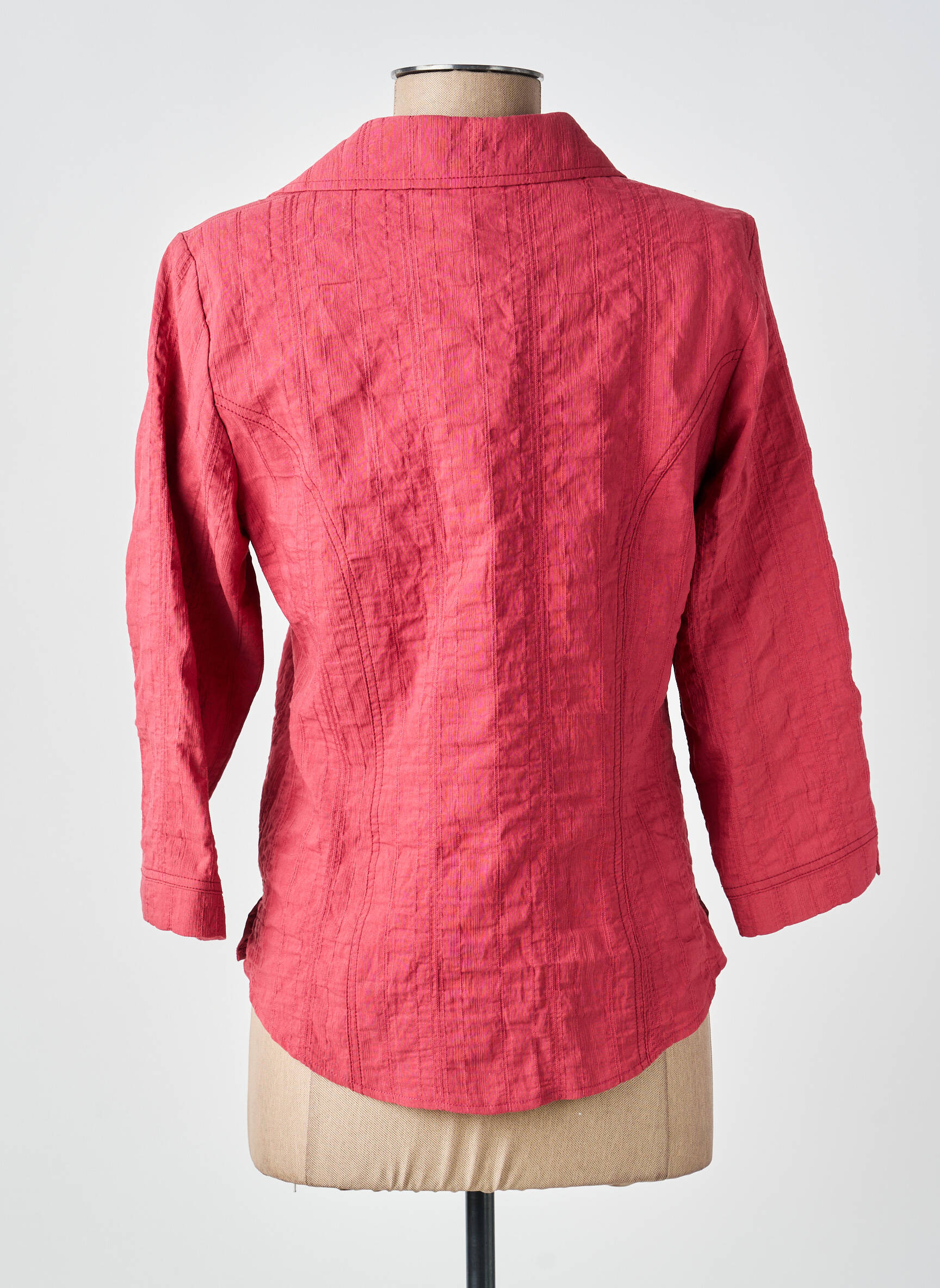 Veste casual coupe cintrée rose GUY DUBOUIS femme