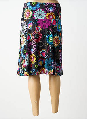 Jupe mi-longue stretch noir MERI & ESCA femme