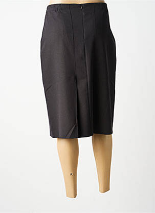 Jupe mi-longue stretch noir GUY DUBOUIS femme