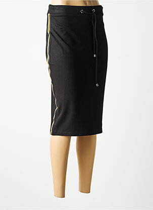 Jupe mi-longue stretch noir MERI & ESCA femme