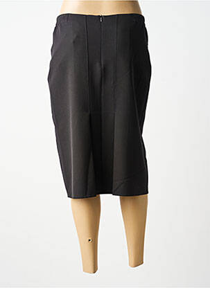 Jupe mi-longue stretch noir FRANCE RIVOIRE femme