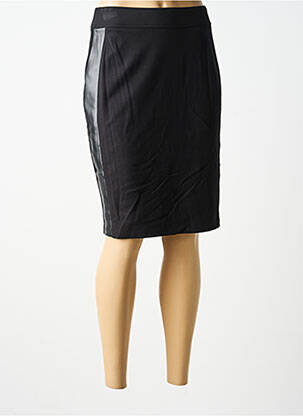 Jupe mi-longue stretch noir MERI & ESCA femme