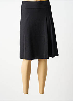 Jupe mi-longue taille normale noir MERI & ESCA femme