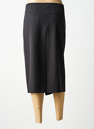 Jupe mi-longue stretch noir GUY DUBOUIS femme