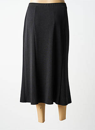 Jupe longue coupe droite noir GUY DUBOUIS femme