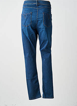 Jeans coupe droite stretch taille normale bleu MERI & ESCA femme