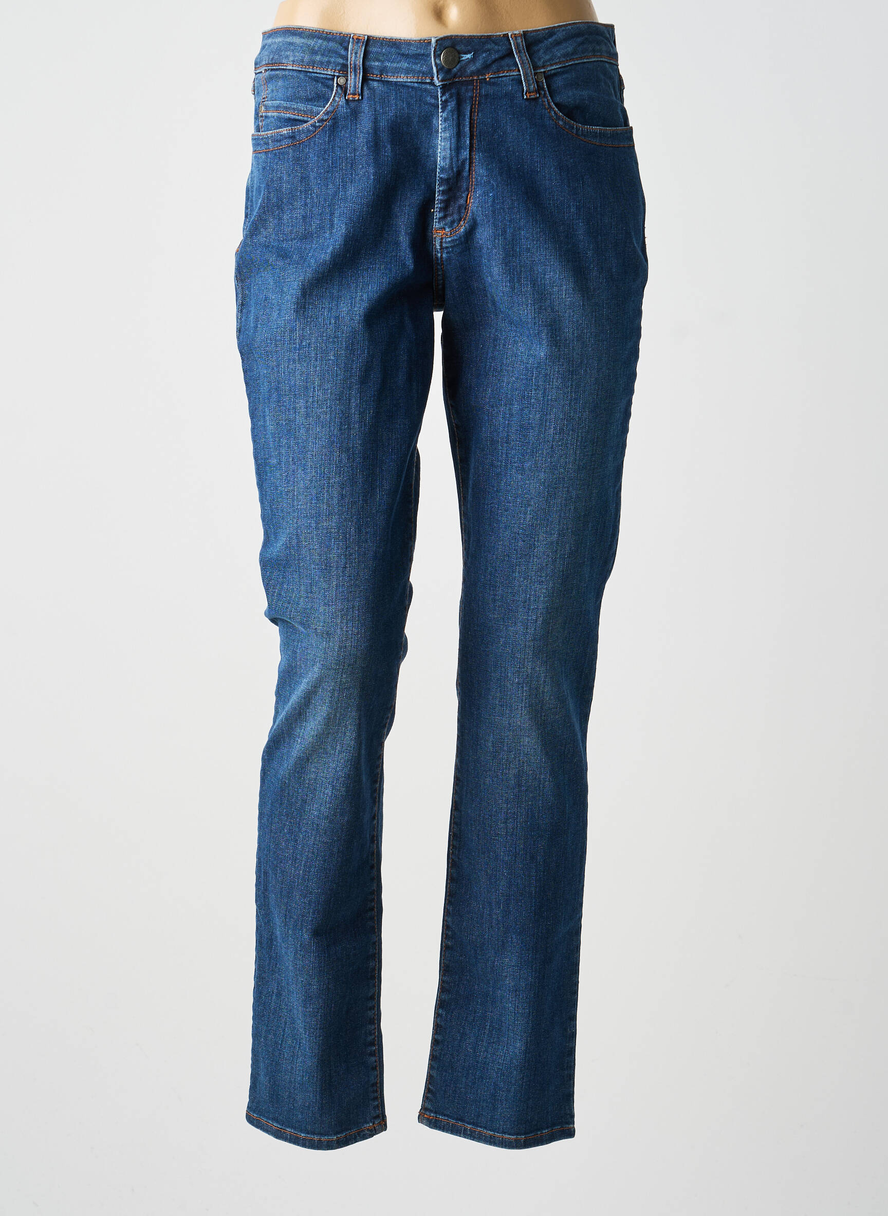 Jeans coupe slim stretch taille normale bleu MERI & ESCA femme