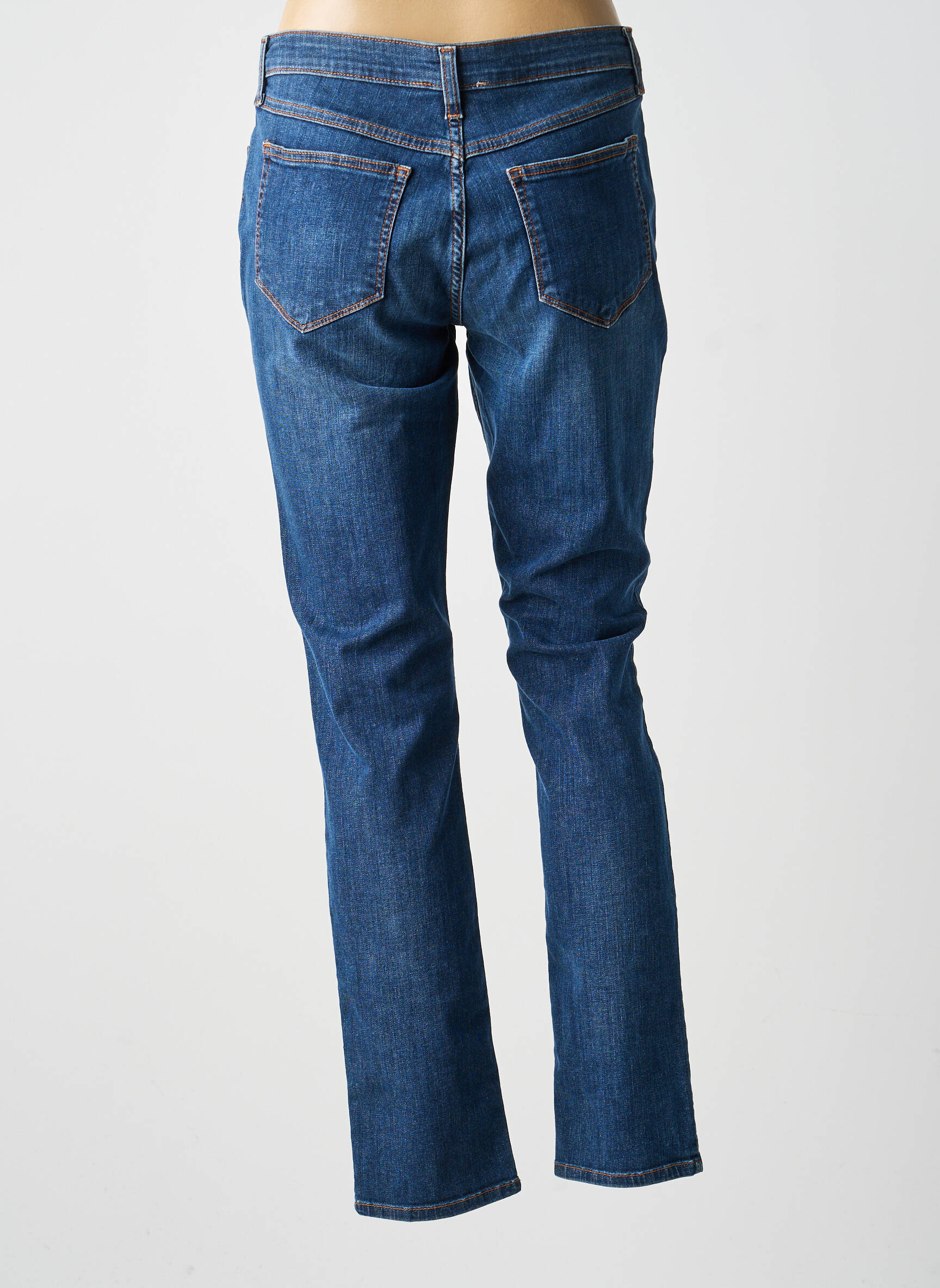 Jeans coupe slim stretch taille normale bleu MERI & ESCA femme