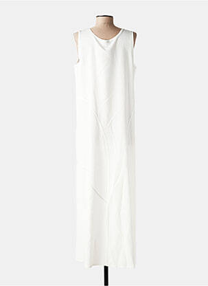 Robe longue sans manche sans manche beige MARIA BELLENTANI femme