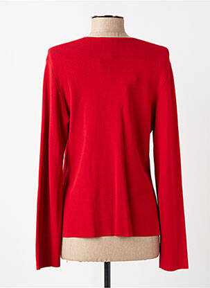 Gilet manches longues stretch rouge MARIA BELLENTANI femme