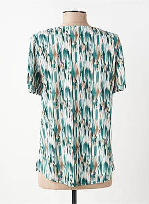 T-shirt stretch manches courtes vert GEVANA femme