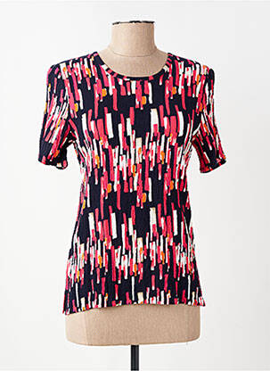 T-shirt stretch manches courtes rouge GEVANA femme