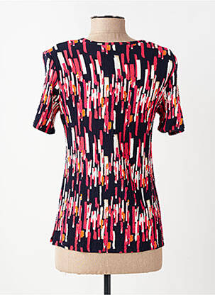 T-shirt stretch manches courtes rouge GEVANA femme